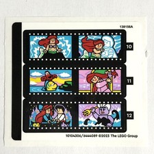 LEGO STICKER SHEET 2 43227 Disney 100 Villain Icons Decals Stickers
