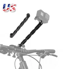 6.30in Aluminum Extension Arm Pole Mount Helmet for Gopro Max for Insta.360 y