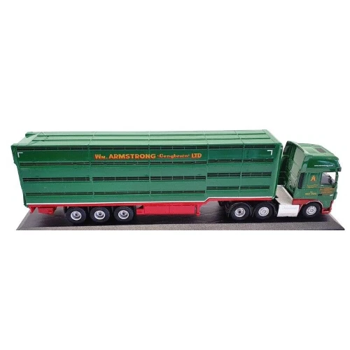 BILICO TRASPORTO BESTIAME DAF XF WILLIAM ARMSTRONG LIVESTOCK 1:76 Oxford Camion - Immagine 3 di 4