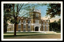 Postcard Ball Gymnasium at Ball State Teachers College Muncie, IN