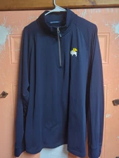 Buffalo Wild Wings Cutter and Buck Performance Managers 1/4 zip pullover Shirt 
