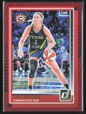 Jacy Sheldon 2025-26 Donruss WNBA Red Shimmer /399 #33 Connecticut Sun