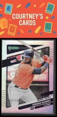 2021 Donruss #174b Yordan Alvarez Career Stat Line ''H-Town''