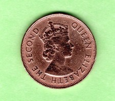 MAURITIUS   5 Cents - Elizabeth II 1st portrait Coin   1964