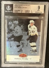 2006-07 Flair Showcase LEGACY #193 SIDNEY CROSBY /100 BGS 9 MINT Centering 9.5GM