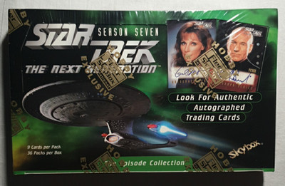 STAR TREK The Next Generation SEASON 7 - Factory Sealed Trading Cards Box   1999