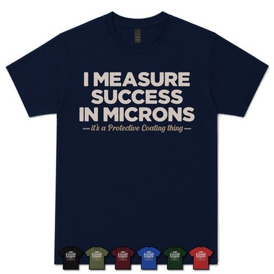 ICH MESSE ERFOLG IN MIKRON BESCHICHTUNGEN INSPEKTOR T-SHIRT Korrosionstechnik