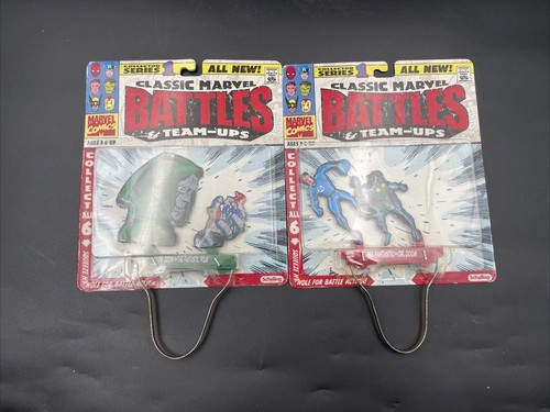 Classic Marvel Metal Battles and Team-Dr Doom & The Fantastic Four Mr Fantastic - Picture 1 of 2