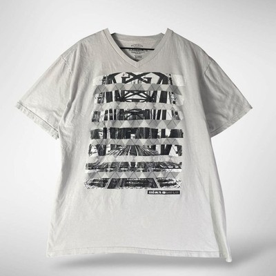 Ecko Unltd Graphic T Shirt Mens XL Gray Streetwear Bridge Print Short Sleeve