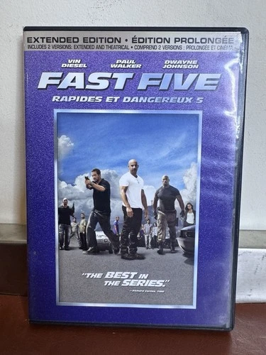 Fast Five (Extended Edition DVD) ENG/FR/ESP Canadian
