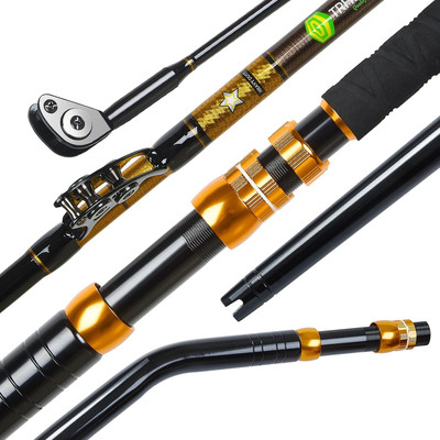 Offshore Trolling Rod Saltwater Big Game Boat Fishing Rod Heavy Duty Roller Rod