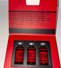 Engine Wizard Engine Sludge Miracle Lubricant Additive 30g 3 Bottles New