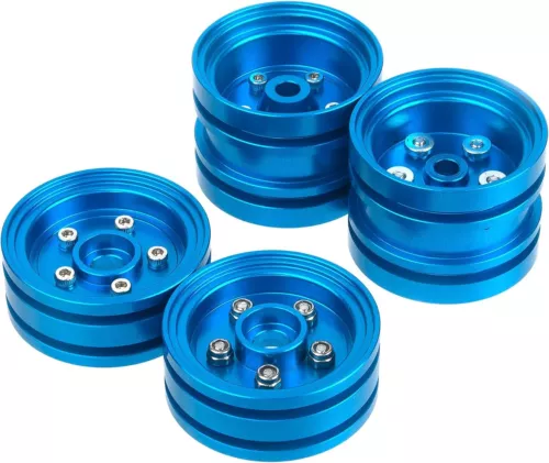 Alu Wheel Rims for Tamiya Grasshopper Hornet Super Champ RC Car Parts - Bild 1 von 6