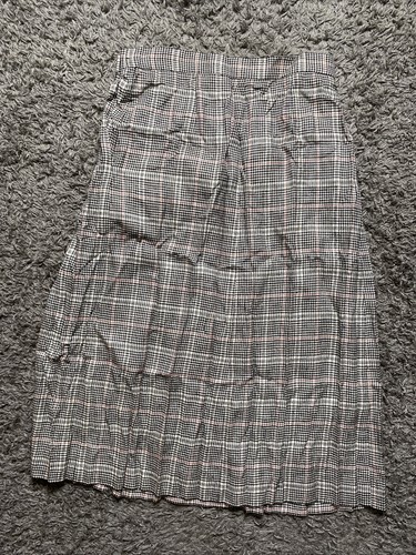 vintage jh collectibles plaid pleated long skirt womans size 14 - Picture 2 of 6