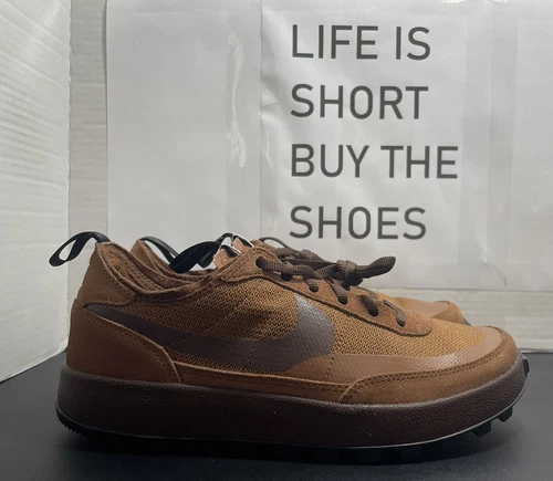 Tom Sachs x Nike Craft General Purpose Shoe BROWN DA6672-201 Women's Size 9