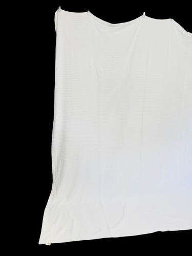 Ralph Lauren 100% Cotton Knit White Cotton King Size Blanket Coverlet Excellent - Picture 10 of 16