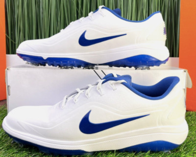 Nike React Vapor 2 Golf Cleats in White /Indigo Blue BV1135-102 Men's Size 8