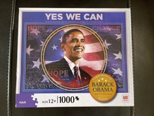 Barack Obama Yes We Can President Jigsaw Puzzle Milton Bradley 1000 Pc 12 For Sale Online Ebay
