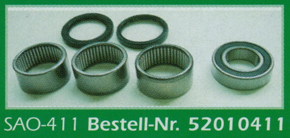 Kit roulements bras oscillant Kawasaki ZX 7 RR pour restaurer la tenue de route