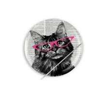 Cat Needle Minder, Cross Stitch, Cat Magnetic Needle Minder, HHP Original