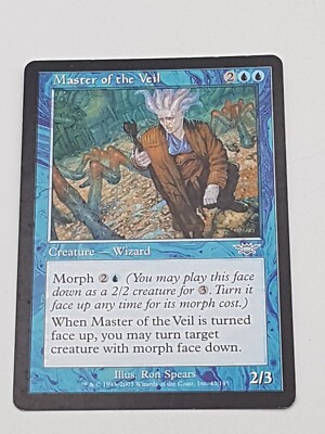 Magic the Gathering Einzelkarte Master of the Veil bespielt