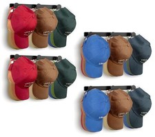 4 Packs Hat Rack for Wall, Hat Organizer for Baseball Caps Holds 36 Hats, 3 Moun