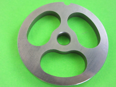 3-hole Size #8 Sausage Stuffing Kidney plate disc meat grinder LEM Cabelas etc 