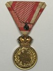 Austria Franz Joseph I Signum Laudis Medal Original Crown & Ribbon — photo 4