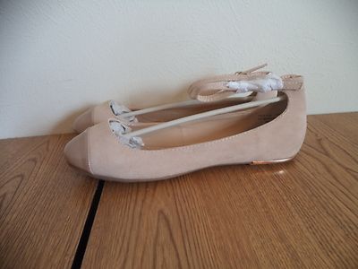 Women Nudiks Bamboo Flat Ballet Shoe, Size 7.5 America,Size 38 Europe.