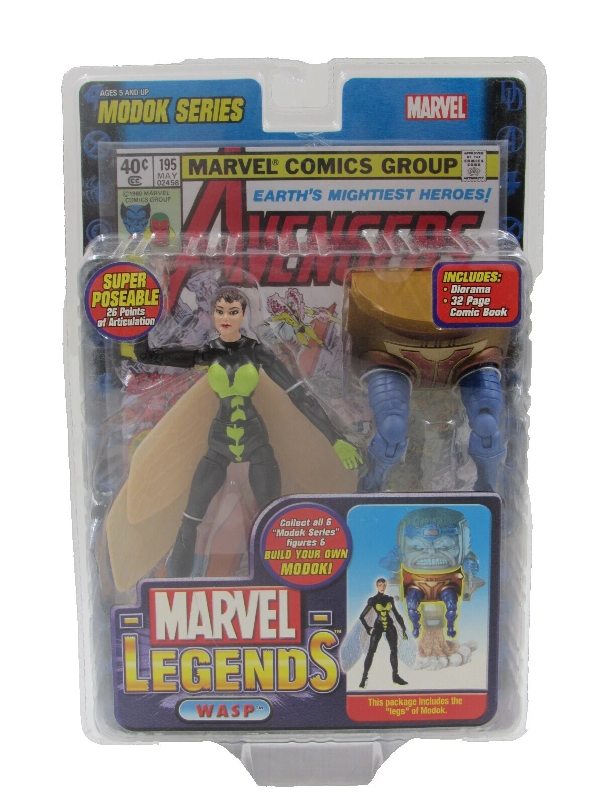 Figuras de acción ToyBiz Capitán Marvel y accesorios