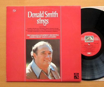 Donald Smith Sings Tasmanian Symphony Vanco Cavdarski NM/EX EMI OASD 7584