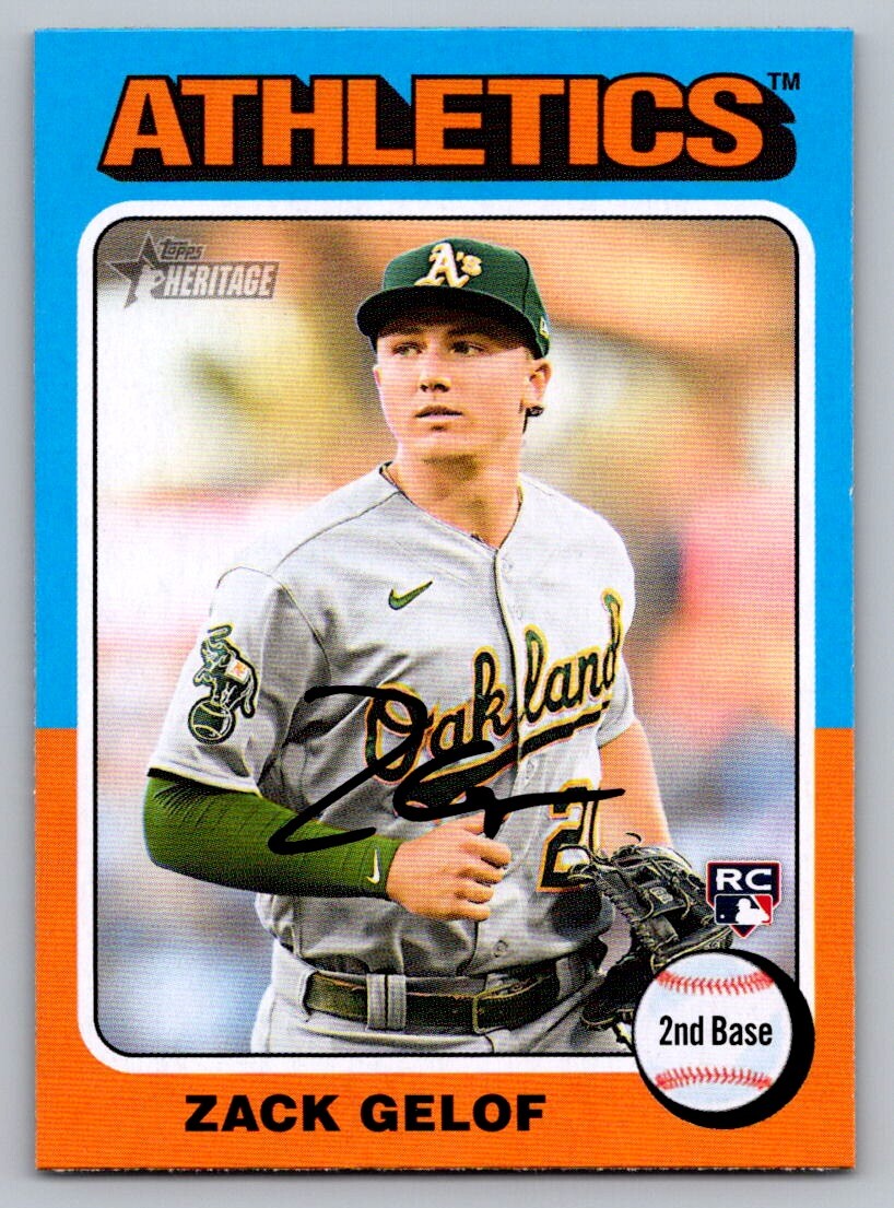 2024 Topps Heritage #346 Zack Gelof