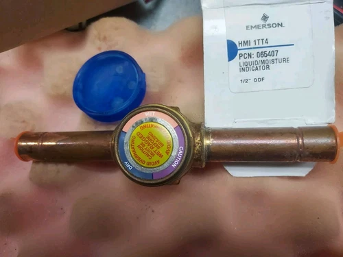 2 Pack EMERSON LIQUID/MOISTURE INDICATOR HMI 1TT4 065407 1/2" solder NOS