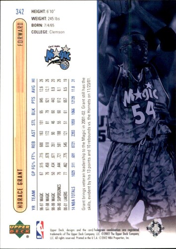 2001-02 Upper Deck 🏀 YOU PICK #2 - #437 🏀 NBA Cards SP RC Base Commons Stars - Photo 198 sur 238
