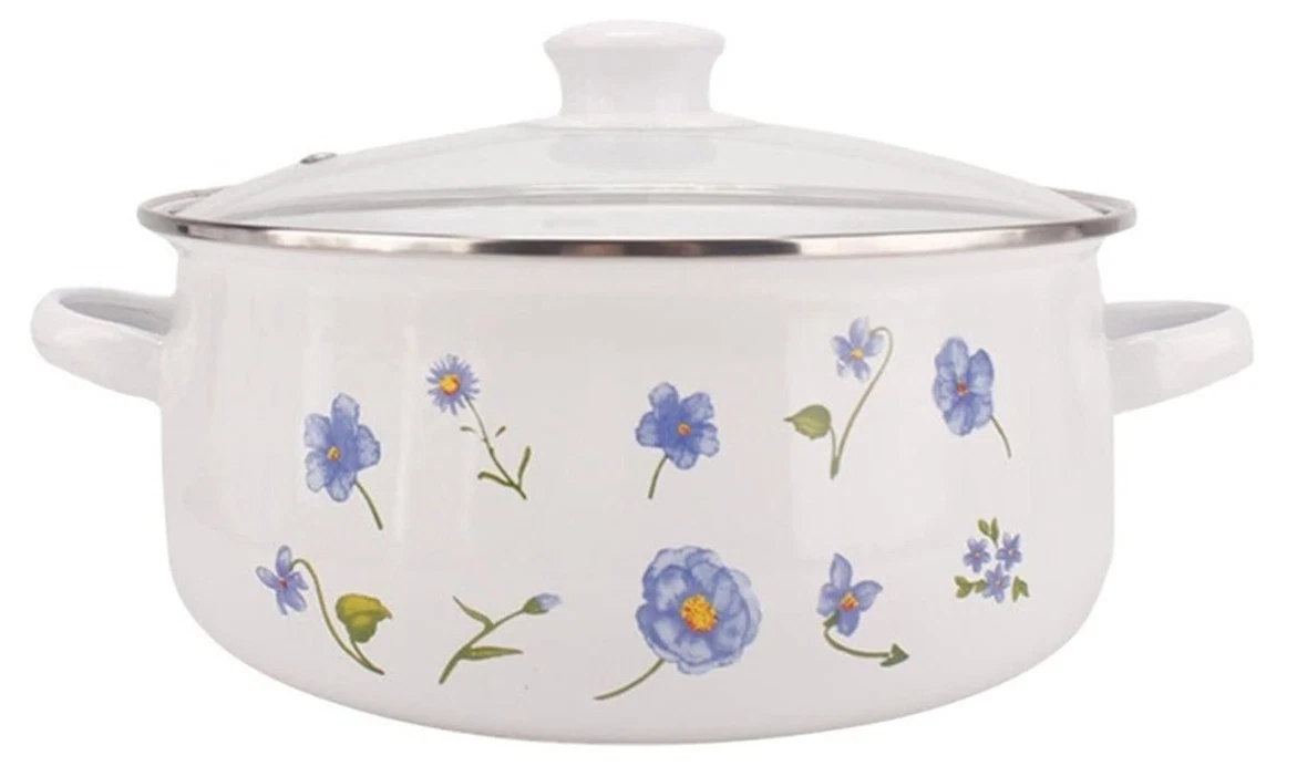 Soup Pot Household Cooking Pot Enamel Pot Home Stockpot with glass lid
Opens in a new window or tab
