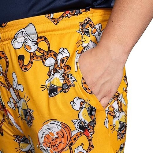 Pijama Mad Engine Chester Cheetos Lounge Pose oficialmente para hombre - Imagen 6 de 7