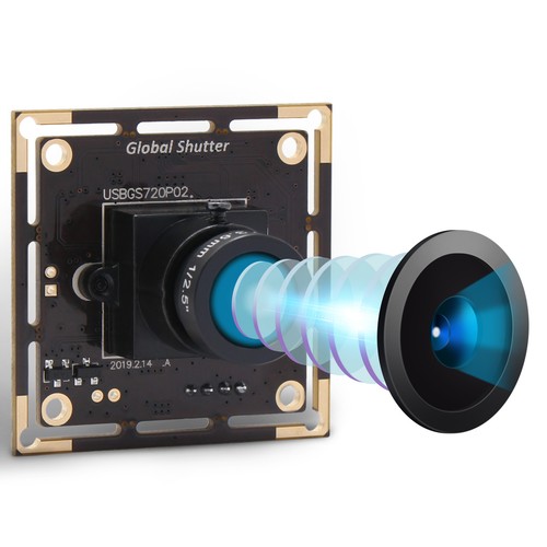 1MP Global Shutter USB2.0 Web Camera w/ 3.6mm Lens 720P Monochrome 60fps Webcam - Picture 3 of 12