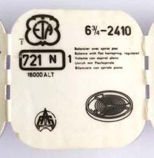 ETA Balance Complete 721 N, 6 3/4, Cal. 2410 - SEALED NOS