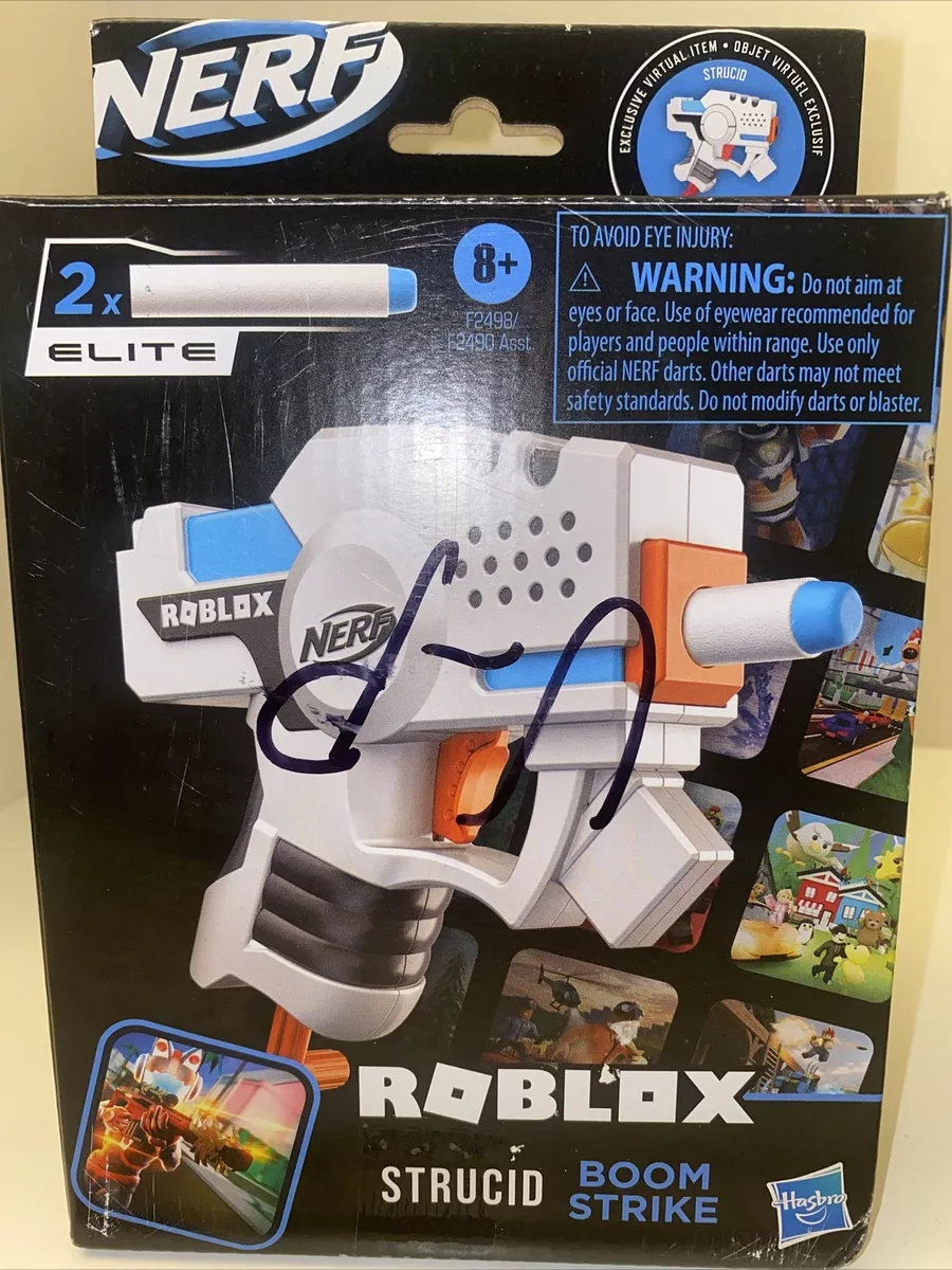 NEW ROBLOX Strucid BOOM Strike Nerf Dart Gun With Virtual Item