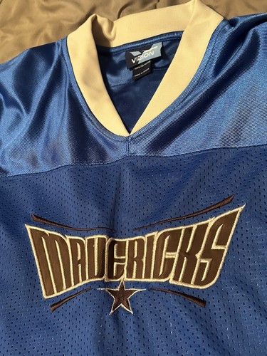 Autographed/Signed Steve Nash Dallas Mavericks Football Jersey JSA COA Auto 2003 - Picture 8 of 11