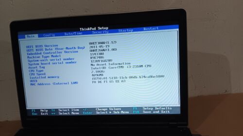 Lenovo ThinkPad Laptop E520 15.6" LCD Screen core I3 @ 2.10 GHz Keyboard Boots - Picture 5 of 18