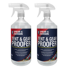Tent and Gear Waterproof  2 x 1 Litre Spray Spear and Jackson