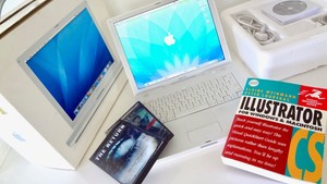 Apple-iBook-G4-14-034-BOXED-Original-2004-1-07-GHz-40GB-HD-768-RAM-Working-GREAT