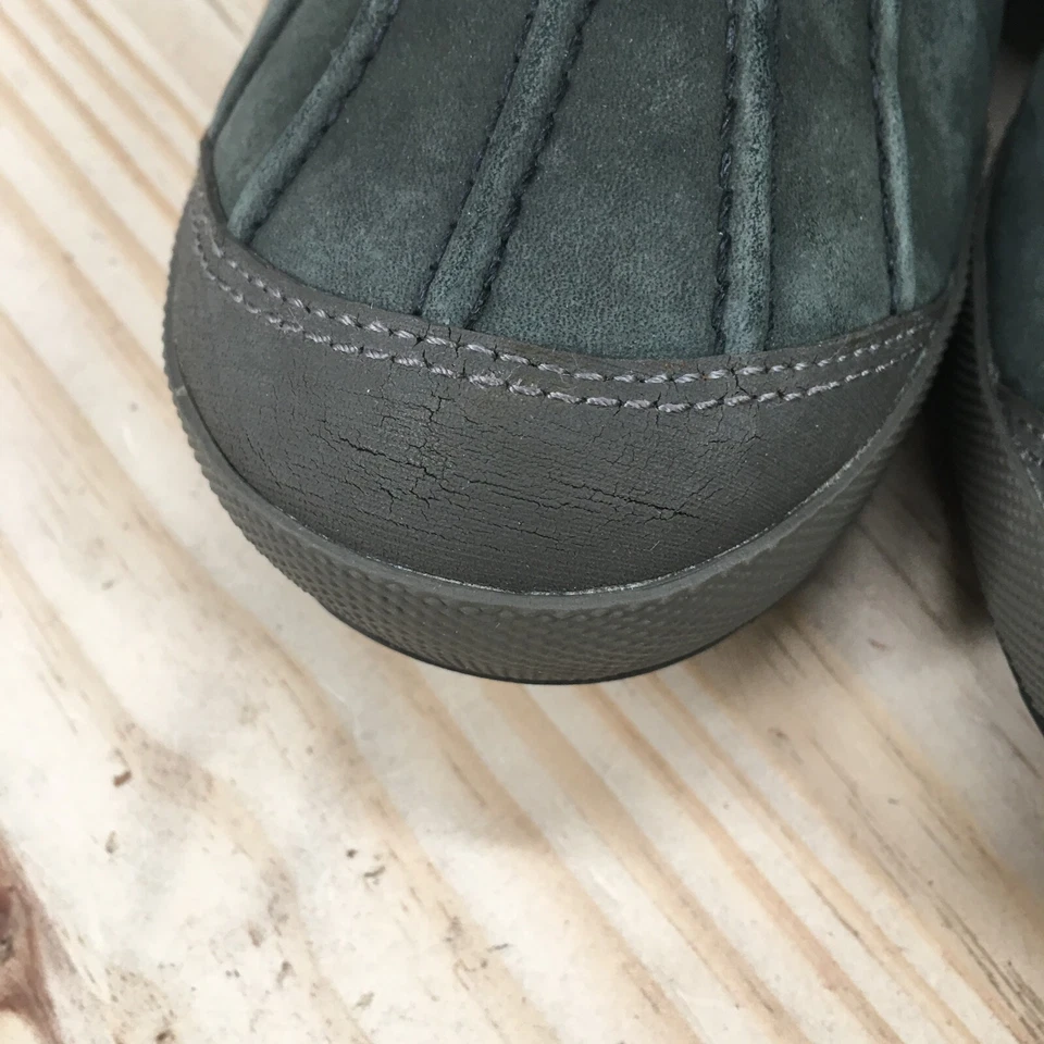 Botas UGG para Hombres 6.5 Chukka Impermeables Cuero Verde Tirar del Tobillo Punta Redonda Foto 3 de 4