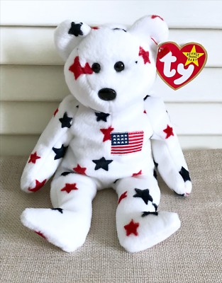 TY Beanie Baby GLORY Bear~NWT