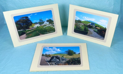 NATIONALER BOTANISCHER GARTEN VON WALES Llanarthney - GRUSSKARTEN - Handarbeit