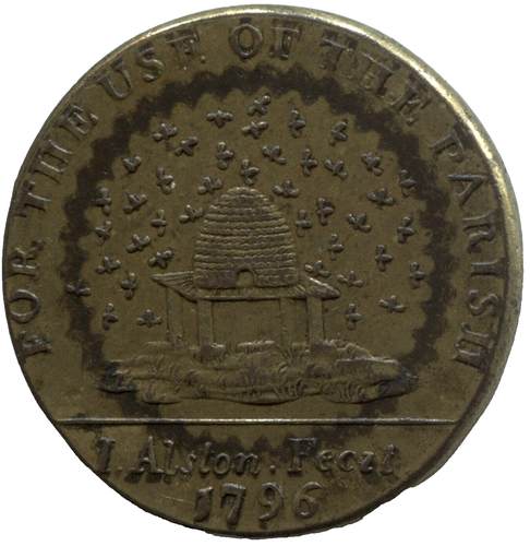 1796 GB Conder Halfpenny - BIRMINGHAM POOR HOUSE - D & H 63 a - SHARP - CT 972 - Picture 3 of 7