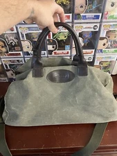 GANT Canvas With Leather Trim Weekender Duffle Bag 