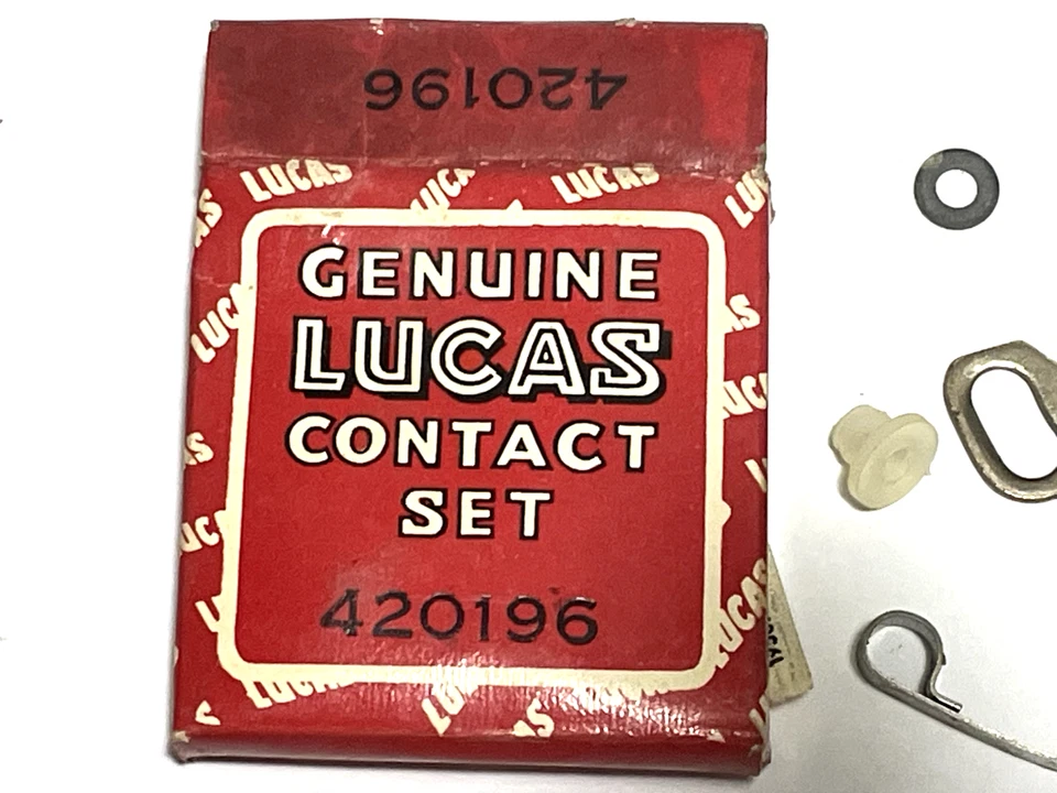 Nuevo de Lote Antiguo Interruptor de Contacto Original Lucas Set Points Morris Minor 1953 - 56 DM2P4 Disy Foto 3 de 3