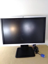 HP Compaq LA2405x 24" 1920x1200 Widescreen LCD Monitor With Two Cables TESTED